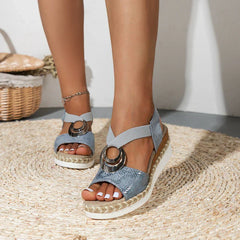 Comfortable Orthopaedic Wedge Heel Sandals