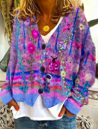 Charlotte™ - Floral Cardigan
