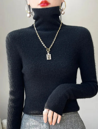 Lenie - Casual Turtleneck Sweater