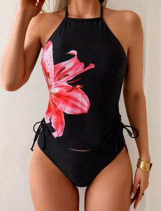 Esme | Plus Size Tropical Tankini Set