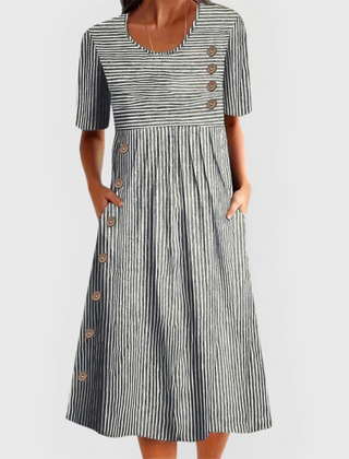 Jovie™ Striped Midi Dress