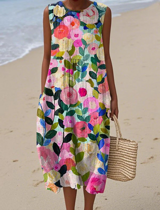 Ava™ Floral Midi Dress