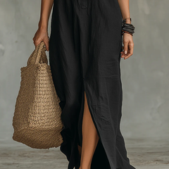 Soline™ Maxi Dress with Buttons