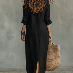 Soline™ Maxi Dress with Buttons