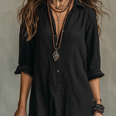 Soline™ Maxi Dress with Buttons