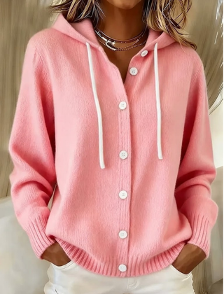 Bella™ | Cozy Hooded Knit Cardigan