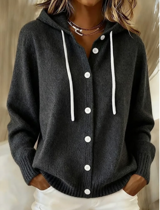 Bella™ | Cozy Hooded Knit Cardigan