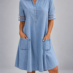 Ashly™ Casual Denim Dress - AI hero