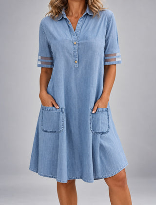 Ashly™ Casual Denim Dress - AI hero