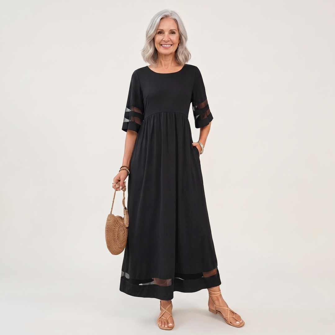 Aubrey™ Flattering Tummy-Smoothing Midi Dress