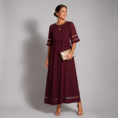 Aubrey™ Flattering Tummy-Smoothing Midi Dress