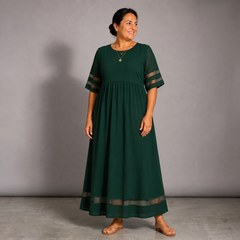 Aubrey™ Flattering Tummy-Smoothing Midi Dress