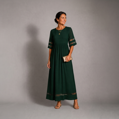Aubrey™ Flattering Tummy-Smoothing Midi Dress