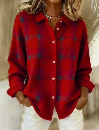 Salome™ Cloud-Soft Plaid Button-Up