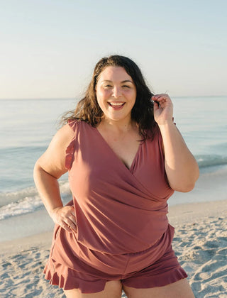 Alivia™ Sculpt & Support Ruffle Swimsuit