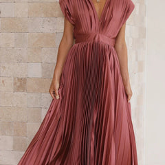 Ottavia™ Elegant Pleated Maxi Dress