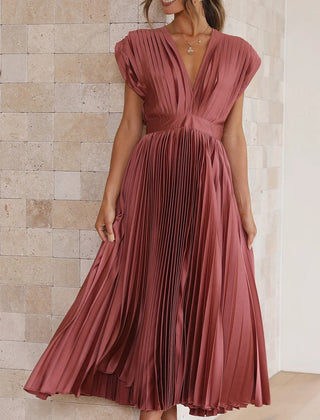 Ottavia™ Elegant Pleated Maxi Dress