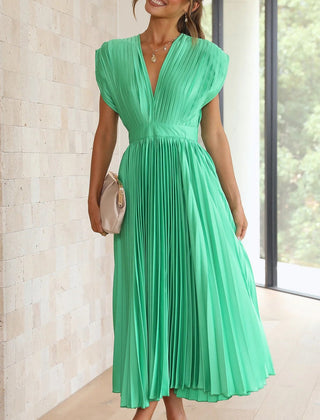 Ottavia™ Elegant Pleated Maxi Dress