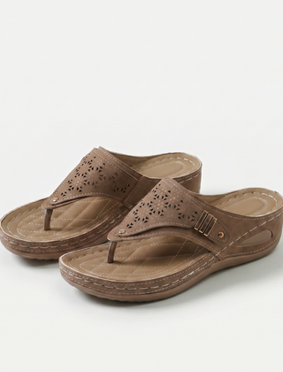 Anna™ | Comfort Wedge Toe Sandals