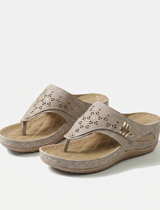 Anna™ | Comfort Wedge Toe Sandals