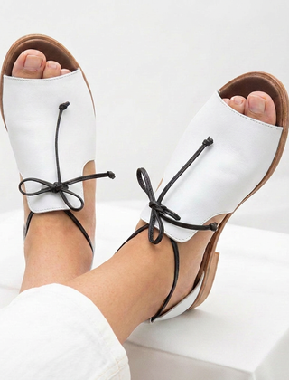 Tara™ Adjustable Leather Strap Sandals