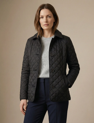 Olive™ Quilted Button-Up Jacket