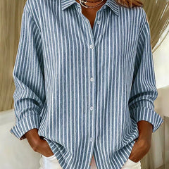 Louise™ | Effortless Striped Knit Cardigan