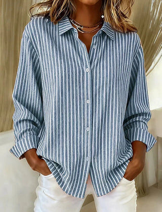 Louise™ | Effortless Striped Knit Cardigan