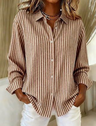Louise™ | Effortless Striped Knit Cardigan