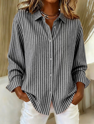 Louise™ | Effortless Striped Knit Cardigan