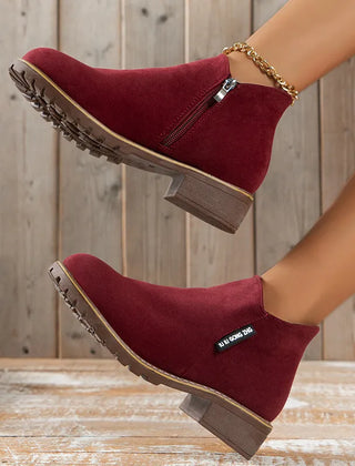 Mary™ Thick Sole Ankle Boots