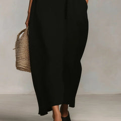 Mirelle™ Maxi Dress with Colour Blocks and Spaghetti Straps