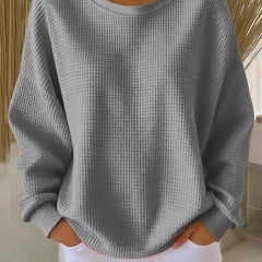 Scarlet Cozy Waffle Knit Jumper