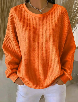 Scarlet Cozy Waffle Knit Jumper