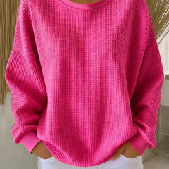 Scarlet Cozy Waffle Knit Jumper