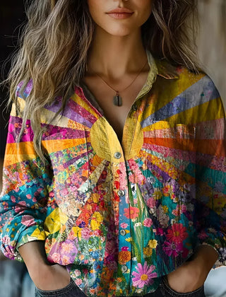 Evie™ - Luminous Sunflower Top