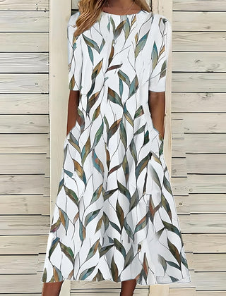 Ayla™ | Coastal Floral Midi Dress