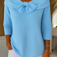 Giana™ | Elegant Bow Knit Jumper