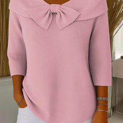 Giana™ | Elegant Bow Knit Jumper