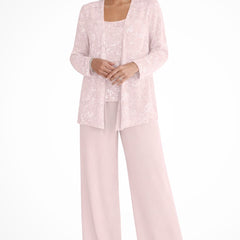 Luna™ Elegant Layered Three-Piece Pants Set