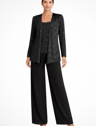 Luna™ Elegant Layered Three-Piece Pants Set