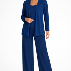 Luna™ Elegant Layered Three-Piece Pants Set