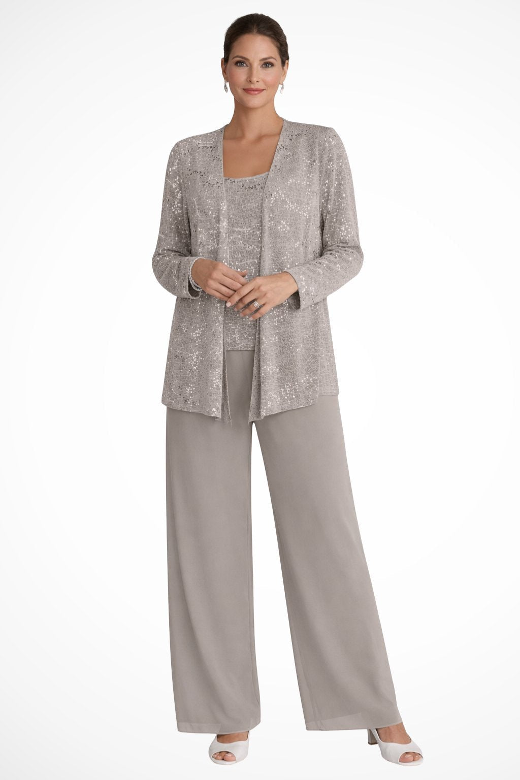 Luna™ Elegant Layered Three-Piece Pants Set