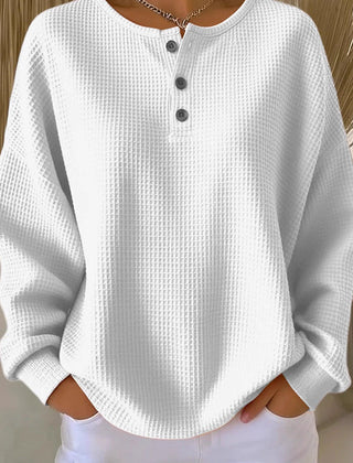 Juniper™ | Cozy Waffle Knit Pullover