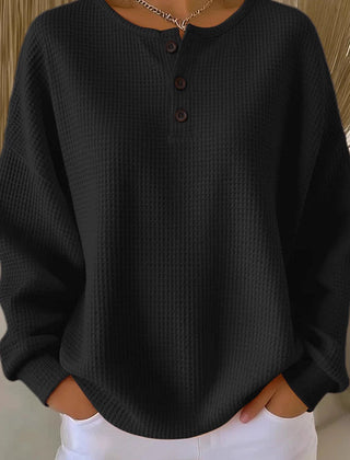 Juniper™ | Cozy Waffle Knit Pullover